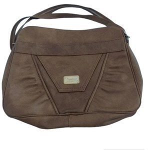 Air India Brown Leather Women's Bag